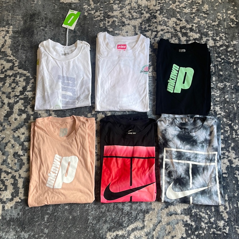 Bundle of Tennis Nike & Prince Unique T-Shirts